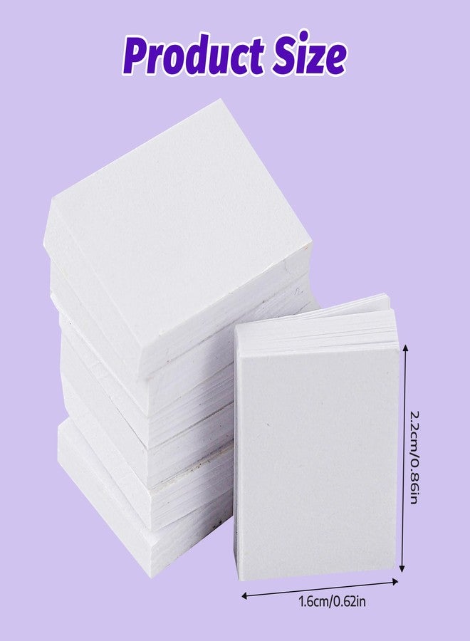 Varpotle 50pcs 1:12 Scale Blank Miniatures Dollhouse Books, Mini Books Dollhouse Decoration, Create Miniature Replicas of Your Favorite Books, Dollhouse Accessories Toy Supplies for Boys and Girls 3+ (50) - Image 2
